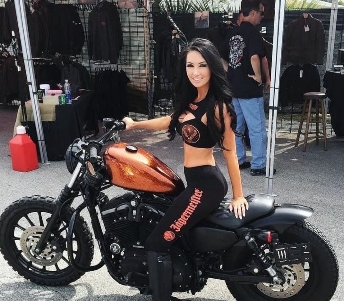 Beautiful girls and bikes in Kerman