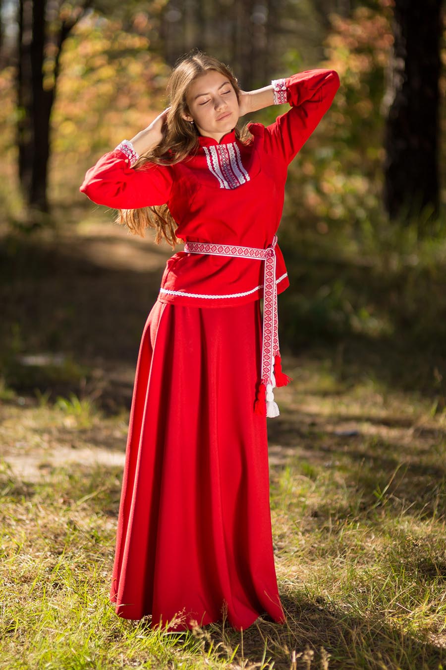 Underwear Women in Slavic costumes in Kerman