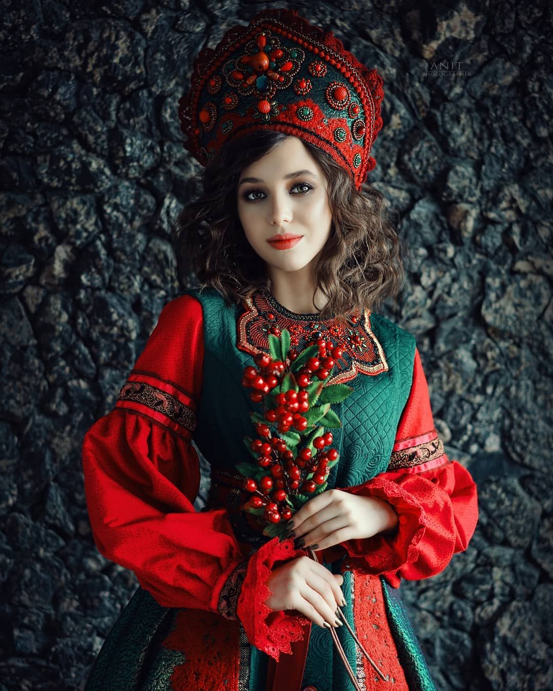 Nude girl Women in Slavic costumes in Kerman